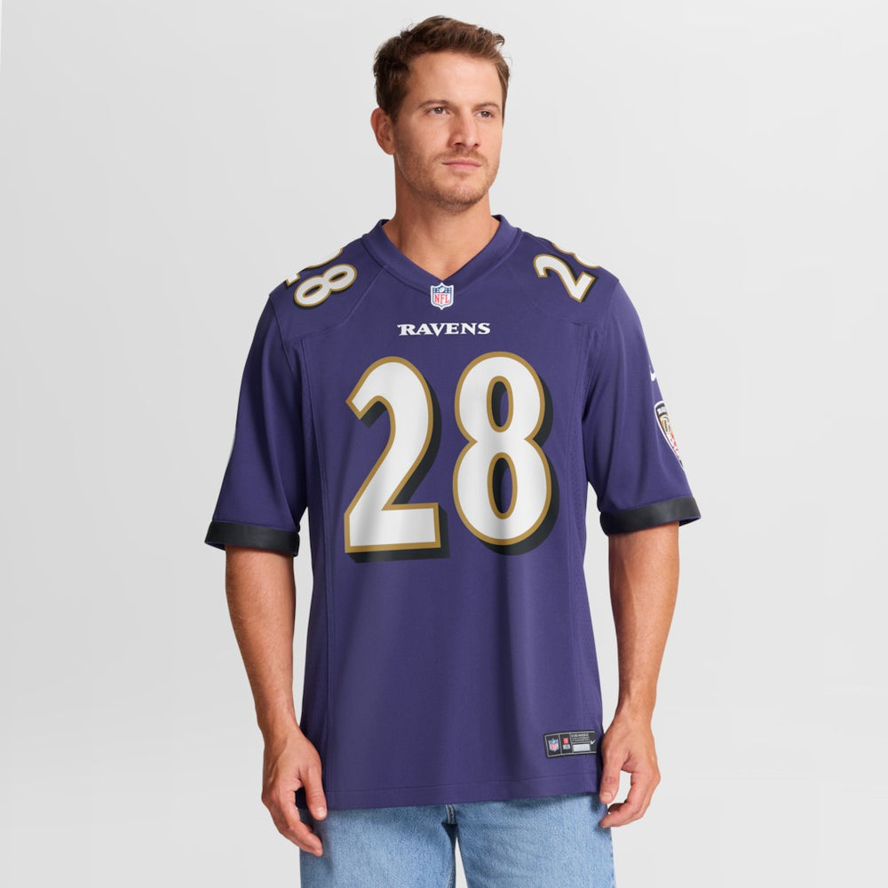 Taven Bryan Baltimore Ravens Team Game Jersey Purple - Nike