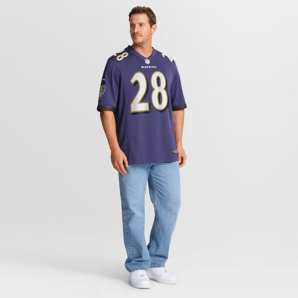 Taven Bryan Baltimore Ravens Team Game Jersey Purple - Nike