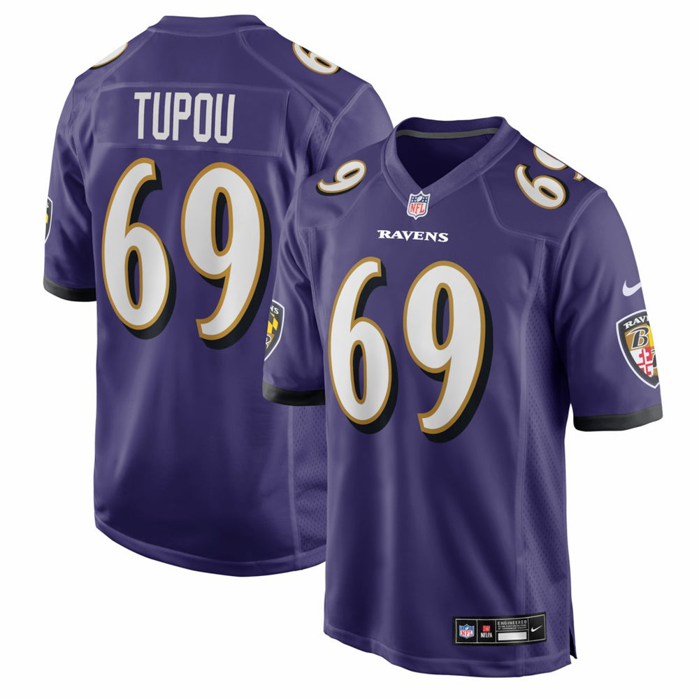 Josh Tupou Baltimore Ravens Team Game Jersey Purple - Nike