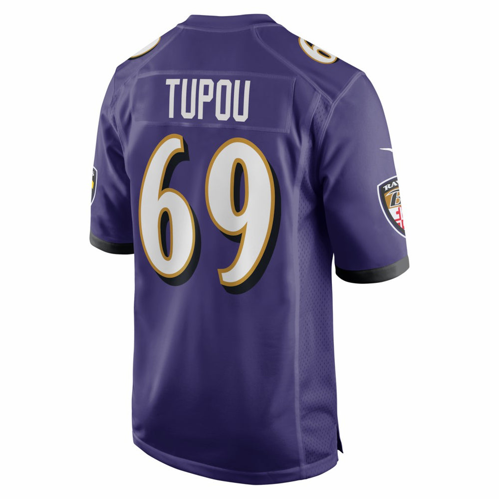 Josh Tupou Baltimore Ravens Team Game Jersey Purple - Nike