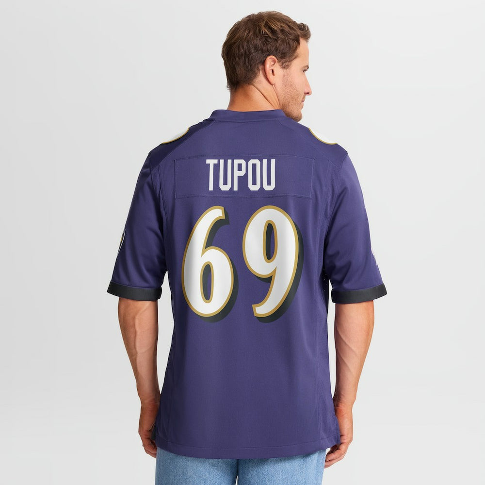 Josh Tupou Baltimore Ravens Team Game Jersey Purple - Nike