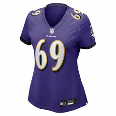Josh Tupou Baltimore Ravens Women's Team Game Jersey Purple - Nike