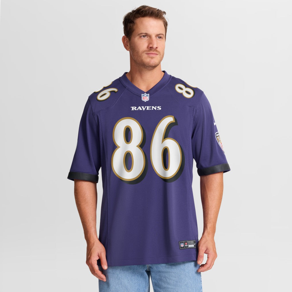 Cornelius Johnson Baltimore Ravens Team Game Jersey Purple - Nike