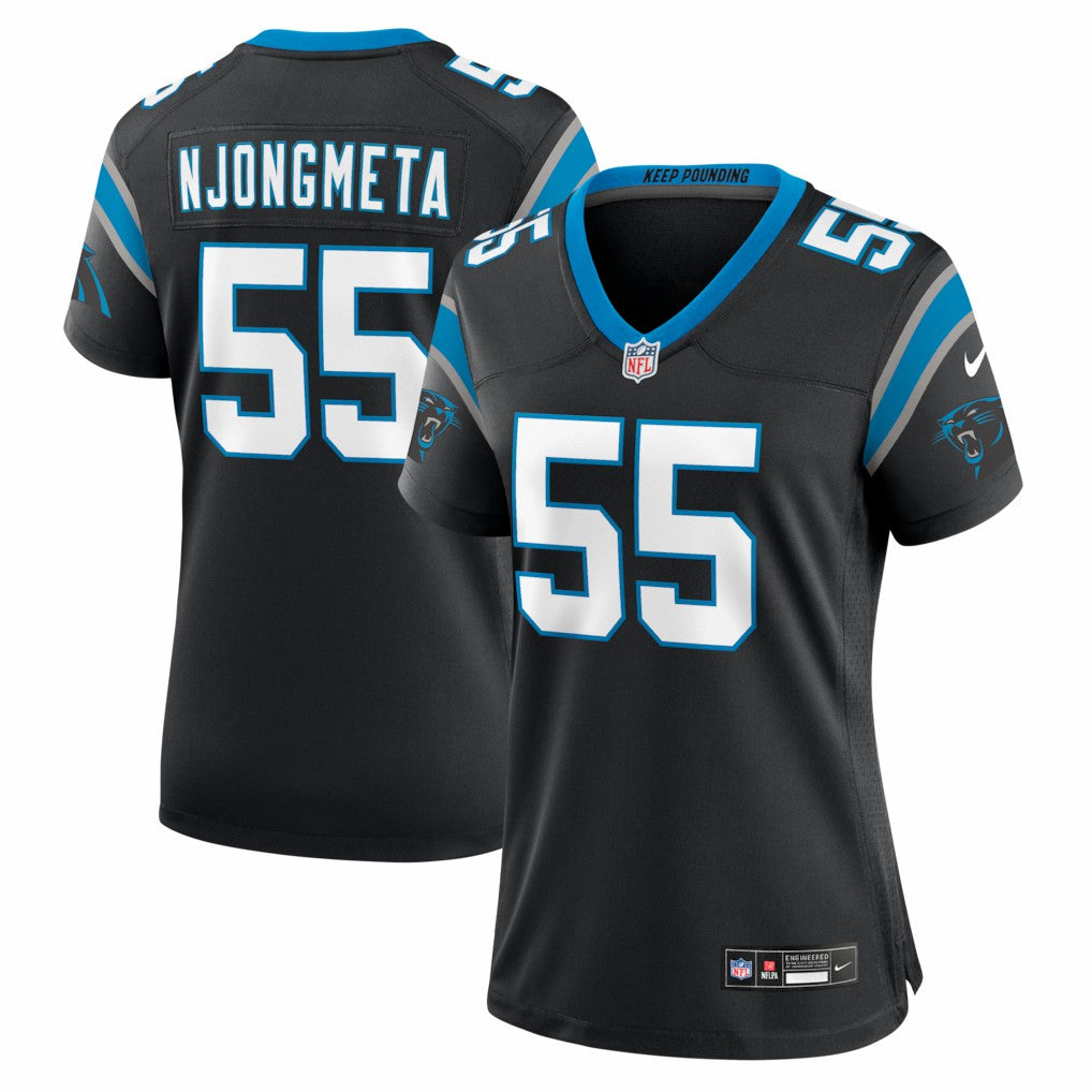 Maema Njongmeta Carolina Panthers Women's Team Game Jersey Black - Nike