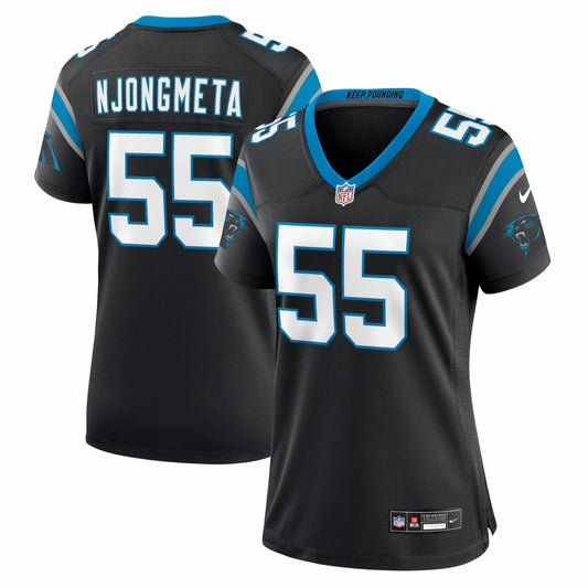 Maema Njongmeta Carolina Panthers Women's Team Game Jersey - Black | NFL Jerseys