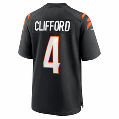 Sean Clifford Cincinnati Bengals Team Game Jersey Black - Nike