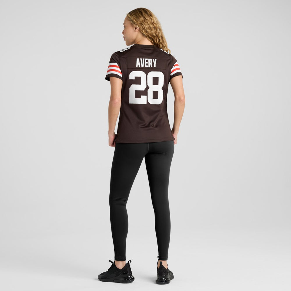 Tre Avery Cleveland Browns Women's Team Game Jersey Brown - Nike