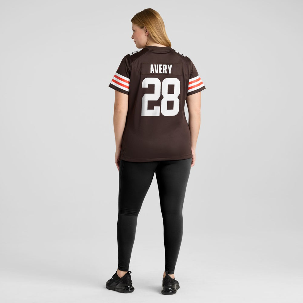 Tre Avery Cleveland Browns Women's Team Game Jersey Brown - Nike