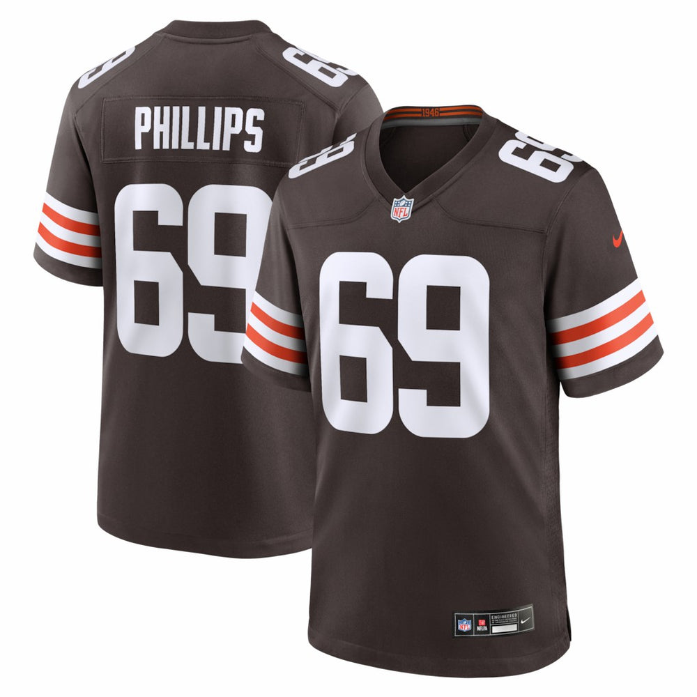 Tyre Phillips Cleveland Browns Team Game Jersey Brown - Nike