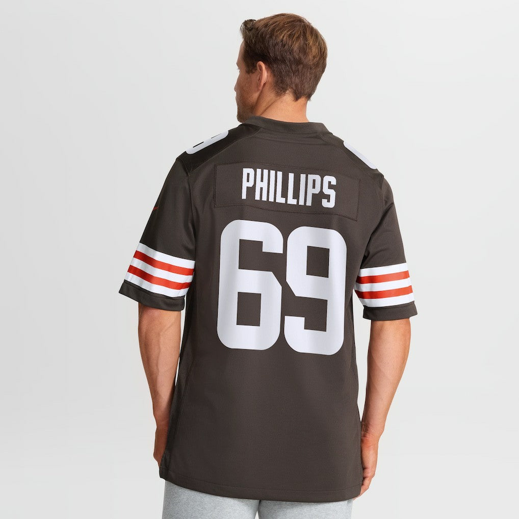 Tyre Phillips Cleveland Browns Team Game Jersey Brown - Nike