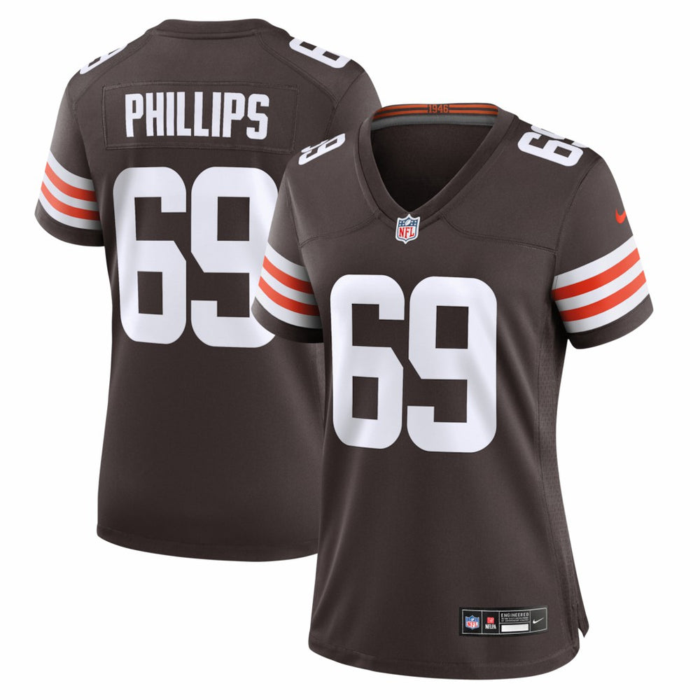 Tyre Phillips Cleveland Browns Women's Team Game Jersey Brown - Nike
