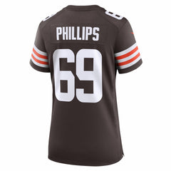 Tyre Phillips Cleveland Browns Women's Team Game Jersey Brown - Nike