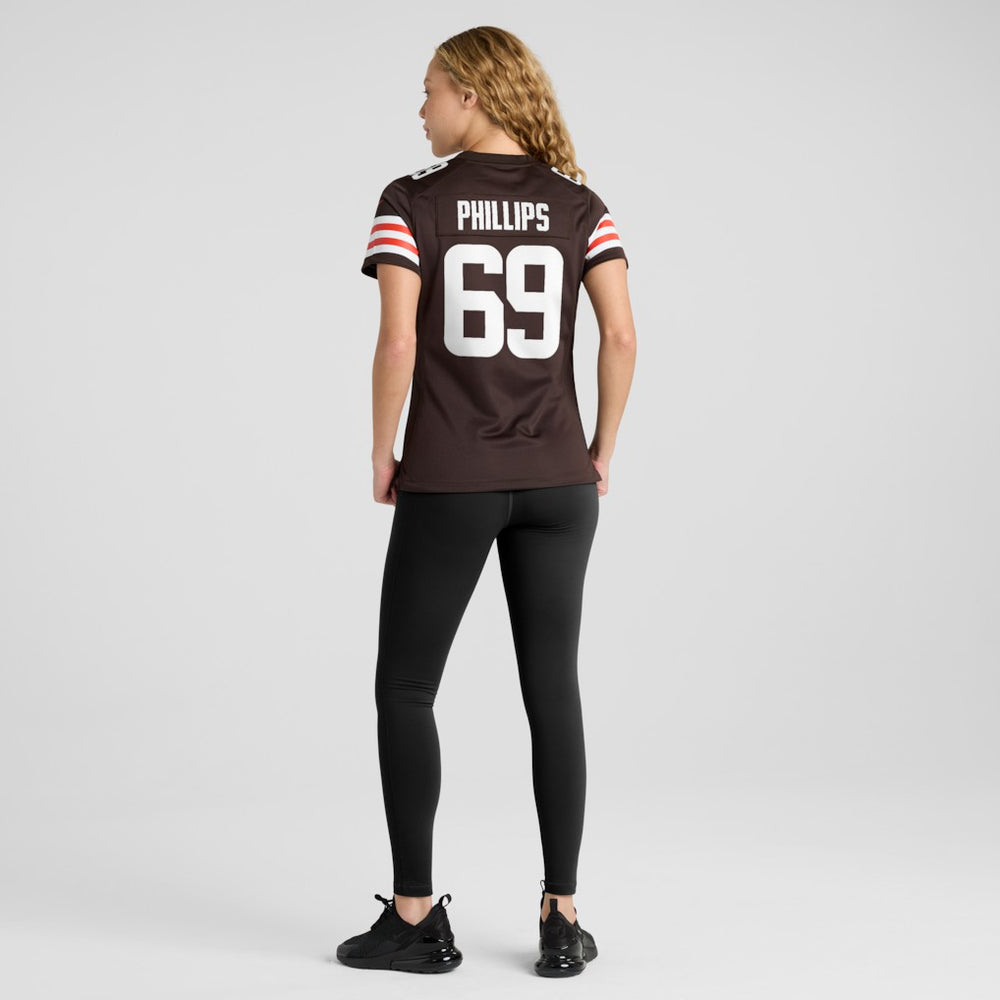 Tyre Phillips Cleveland Browns Women's Team Game Jersey Brown - Nike