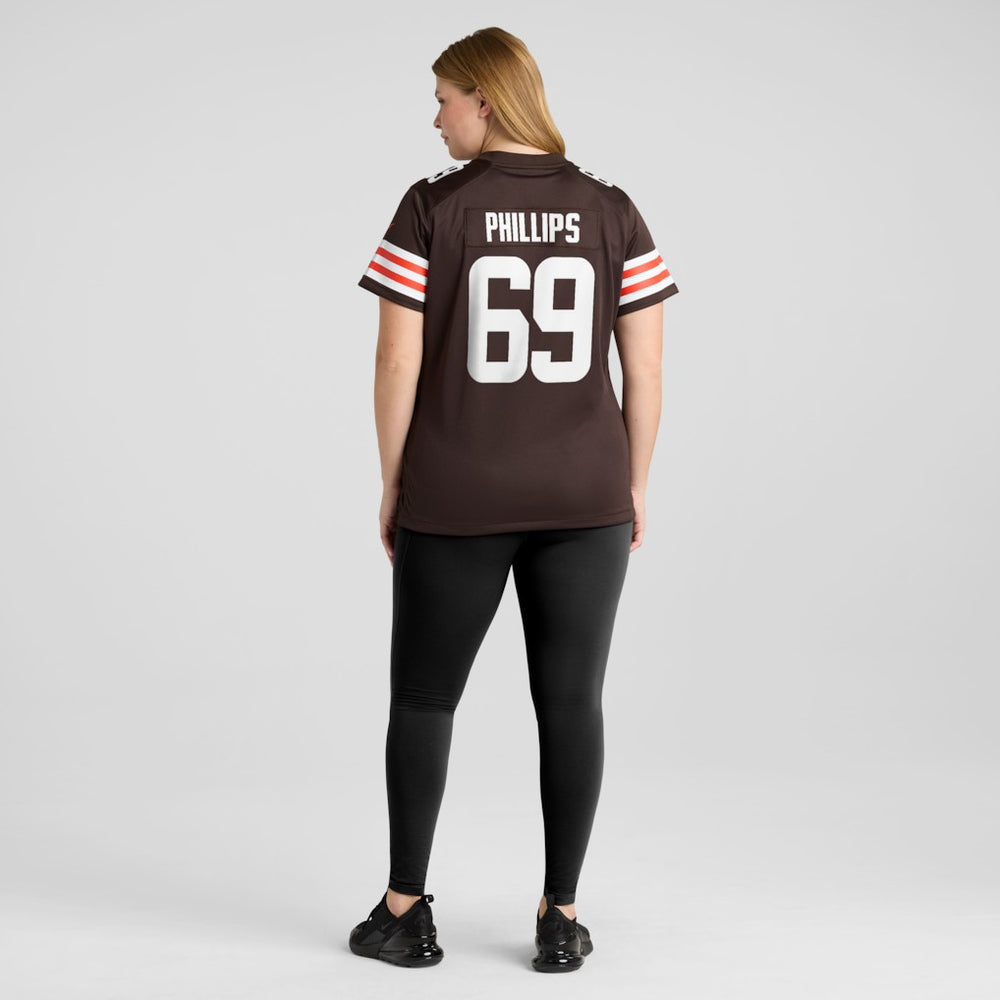 Tyre Phillips Cleveland Browns Women's Team Game Jersey Brown - Nike