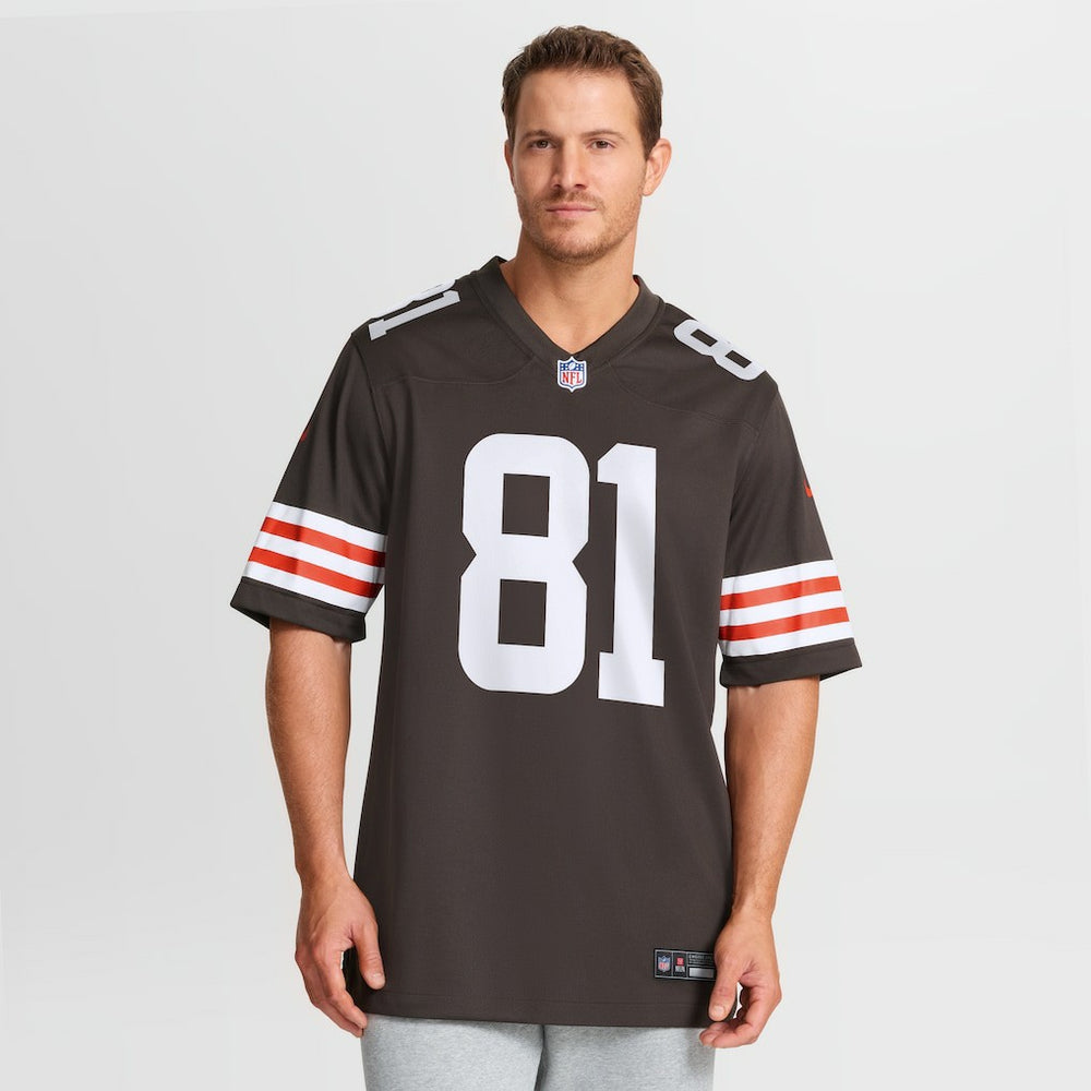 Luke Floriea Cleveland Browns Team Game Jersey Brown - Nike