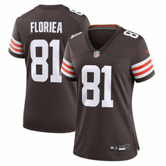 Luke Floriea Cleveland Browns Women's Team Game Jersey Brown - Nike
