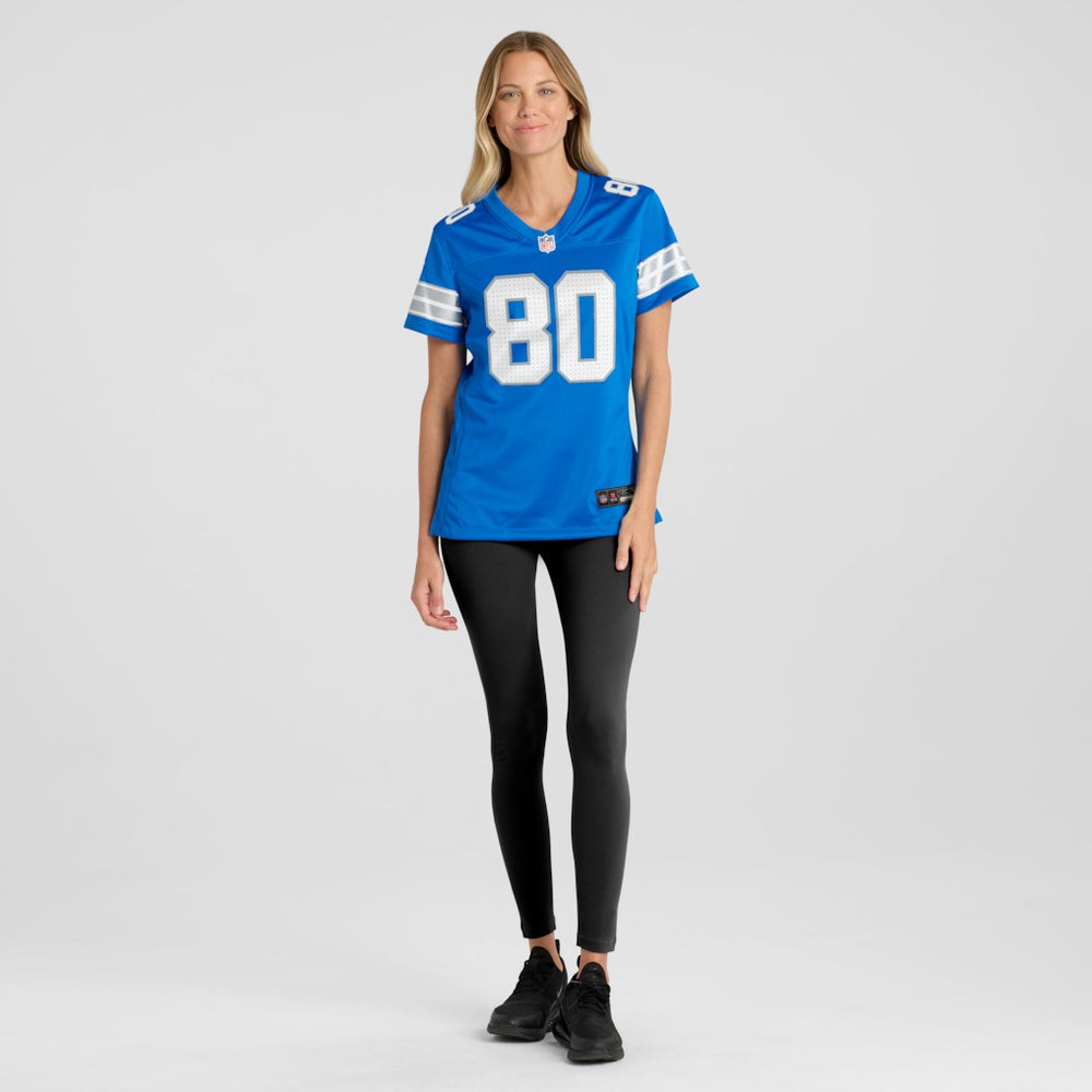 Malik Cunningham Detroit Lions Women's Team Game Jersey Blue - Nike
