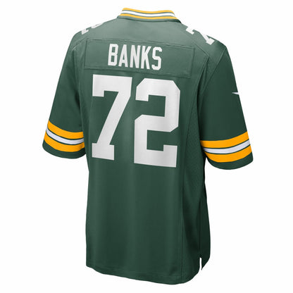 Brant Banks Green Bay Packers Team Game Jersey - Green | NFL Jerseys