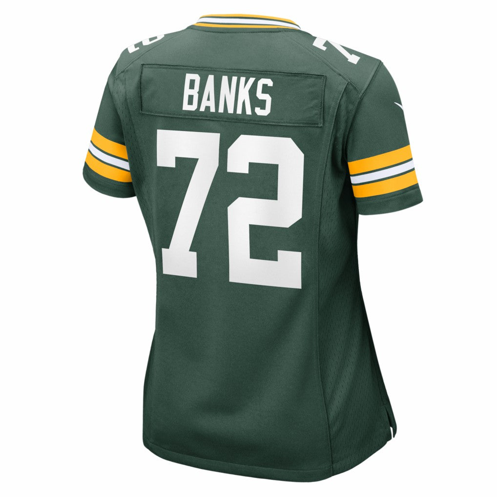 Brant Banks Green Bay Packers Women's Team Game Jersey Green - Nike