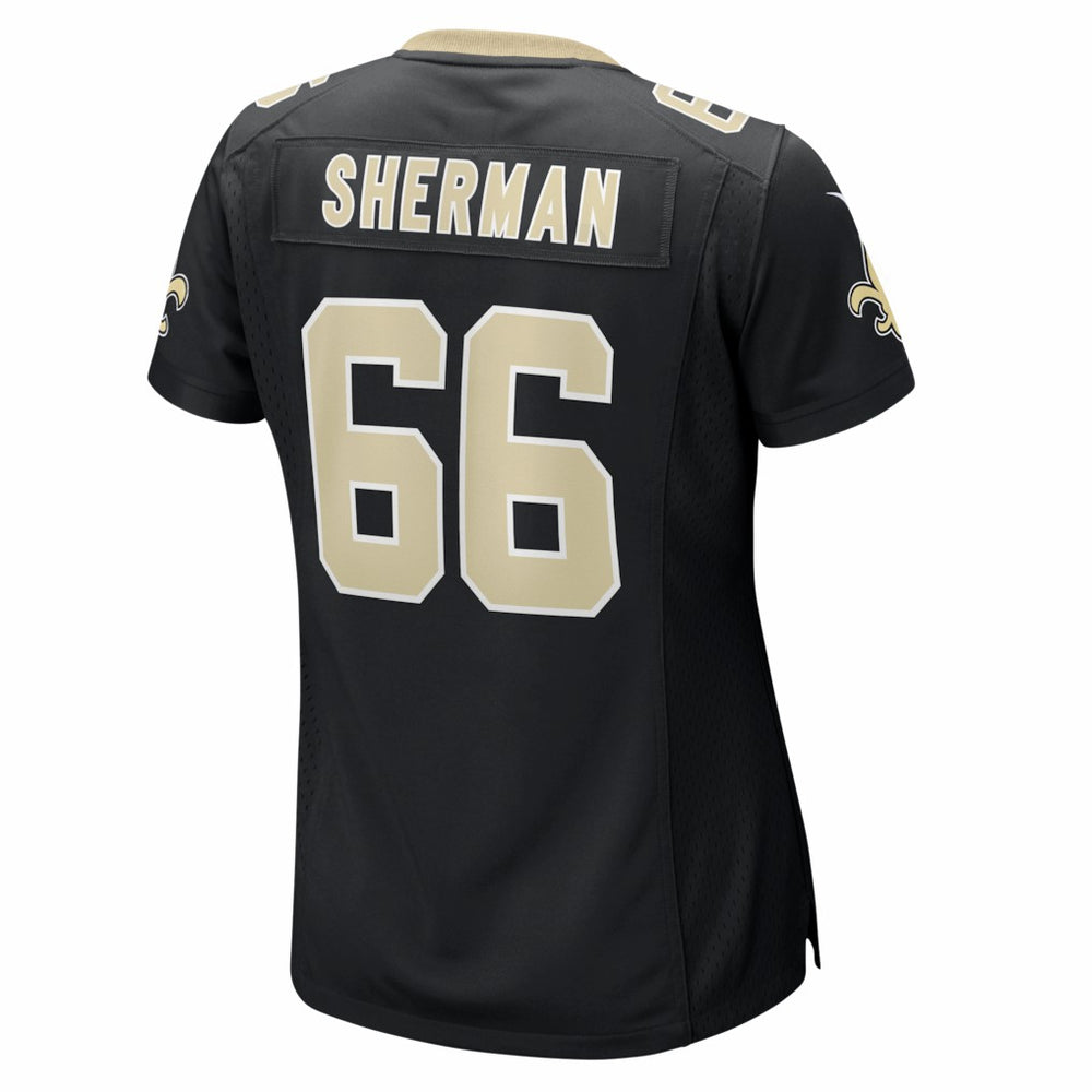William Sherman New Orleans Saints Women's Team Game Jersey Black - Nike
