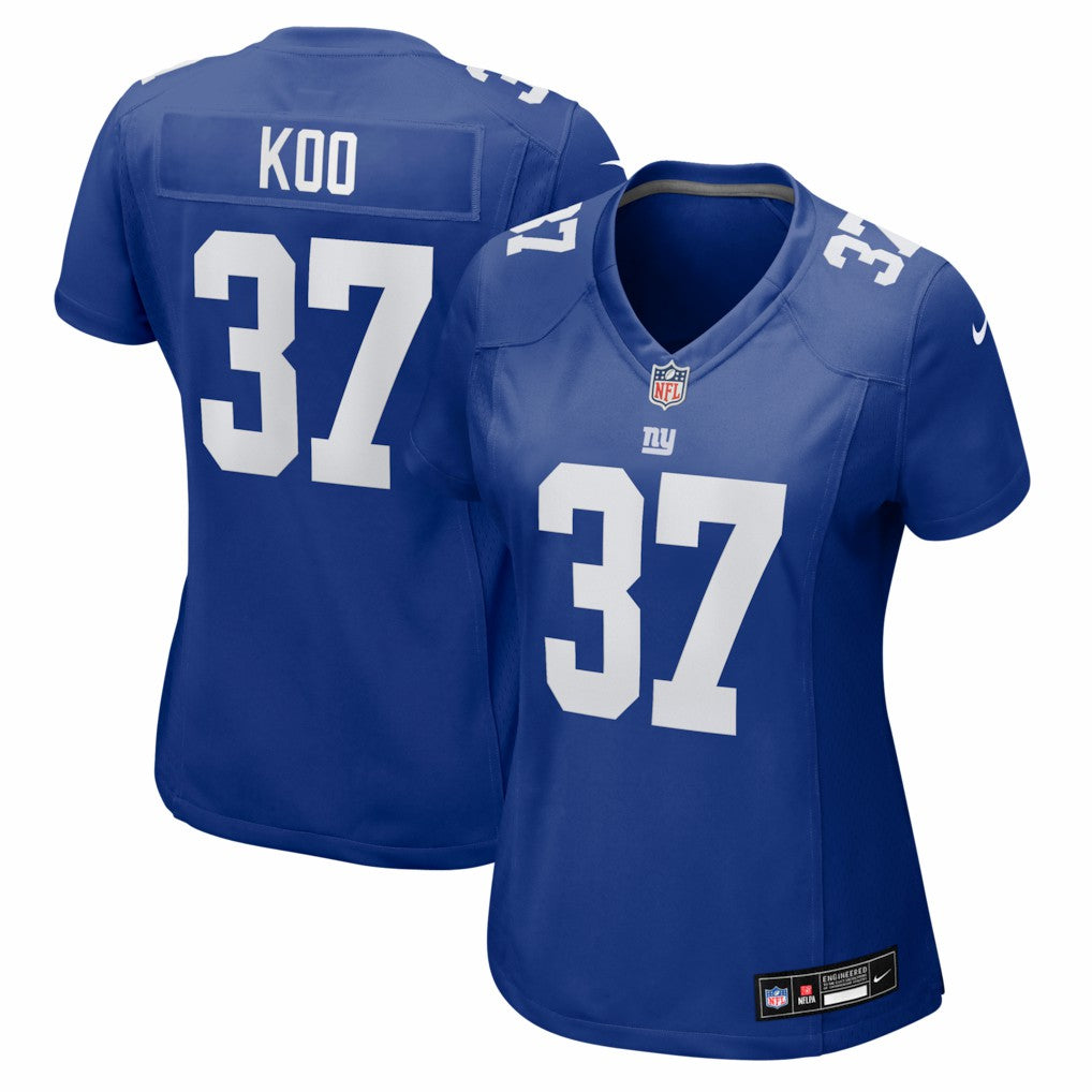 Younghoe Koo New York Giants Women's Team Game Jersey Royal - Nike