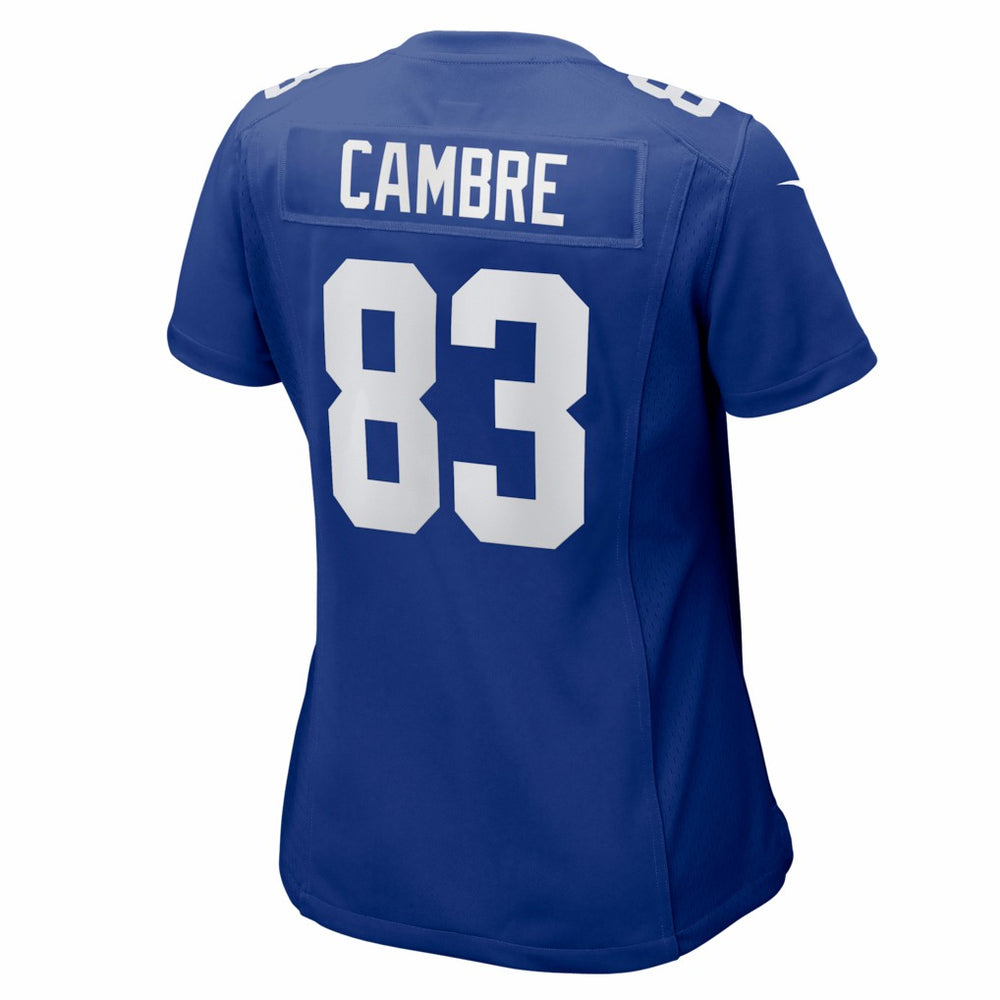 Dalen Cambre New York Giants Women's Team Game Jersey Royal - Nike