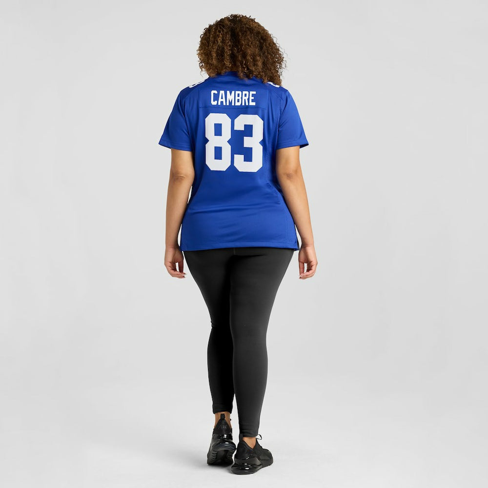 Dalen Cambre New York Giants Women's Team Game Jersey Royal - Nike