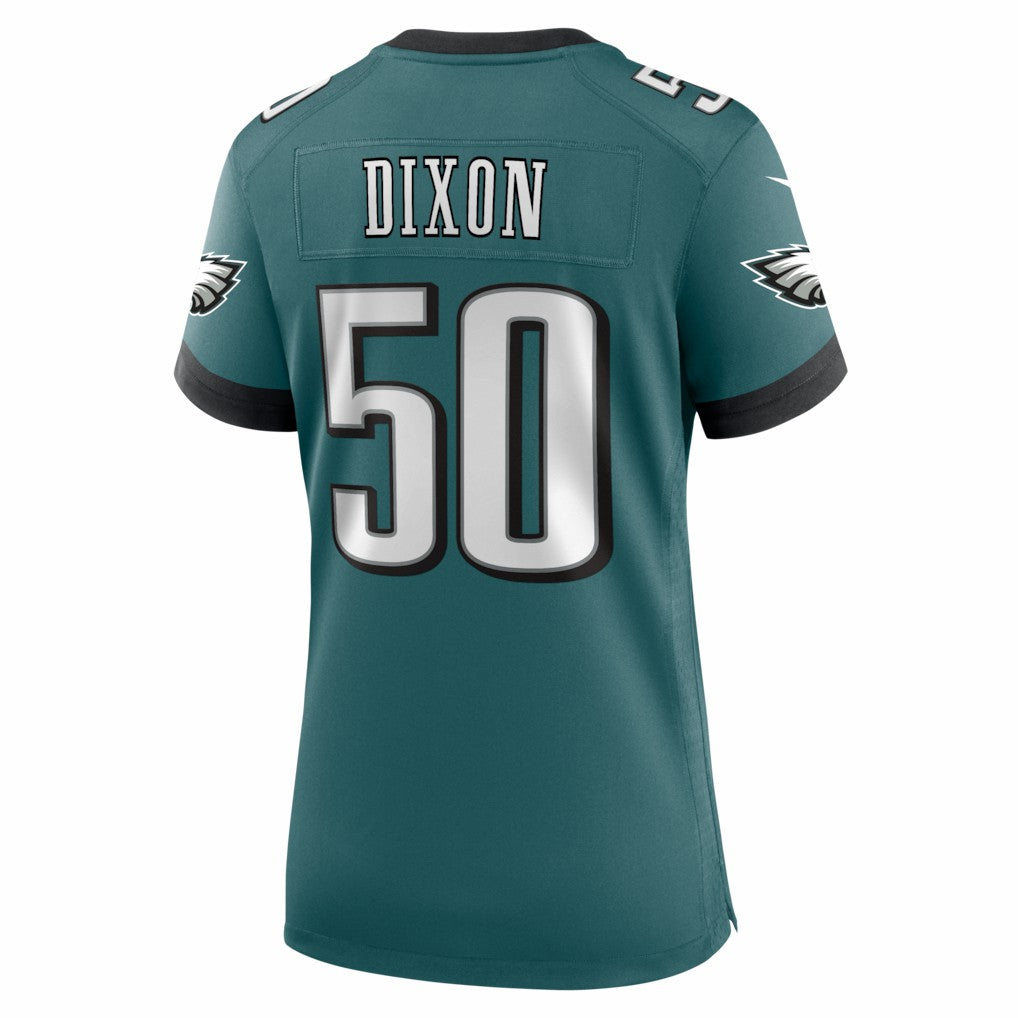 Lance Dixon Philadelphia Eagles Women's Team Game Jersey Midnight Green - Nike