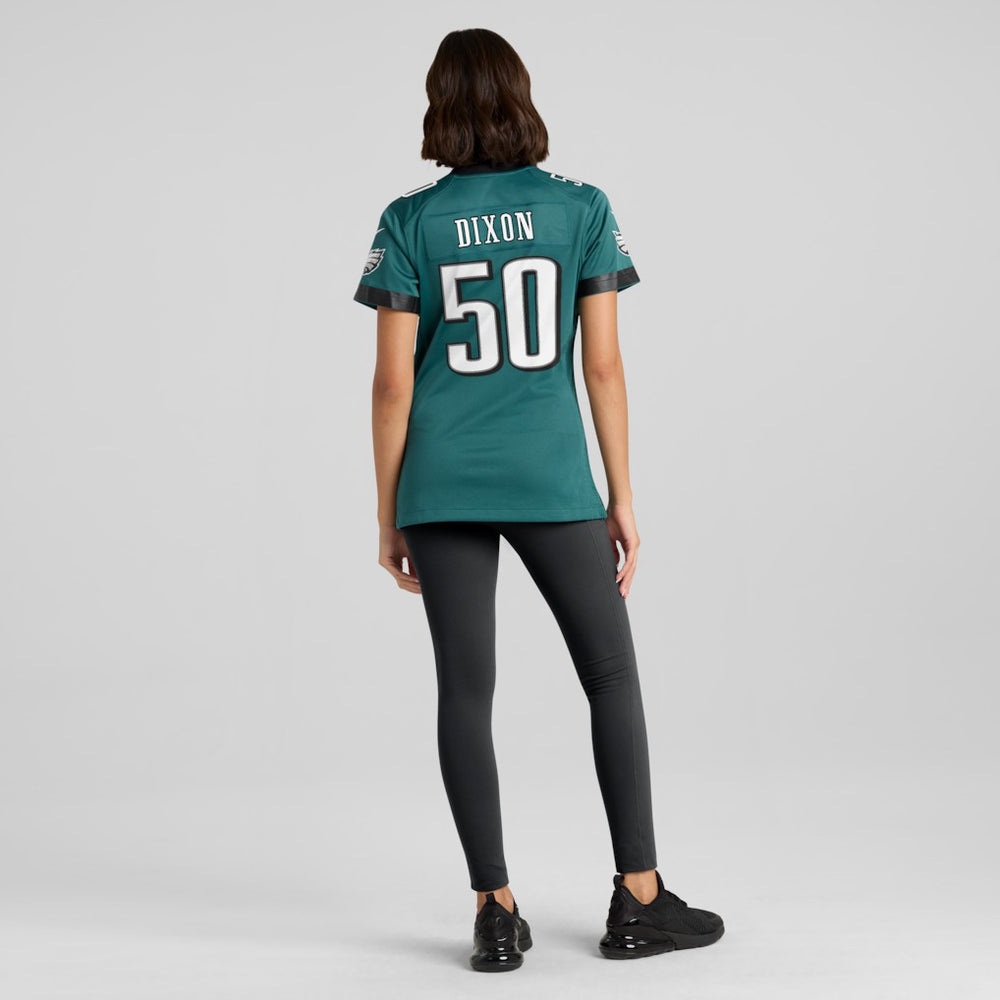 Lance Dixon Philadelphia Eagles Women's Team Game Jersey Midnight Green - Nike