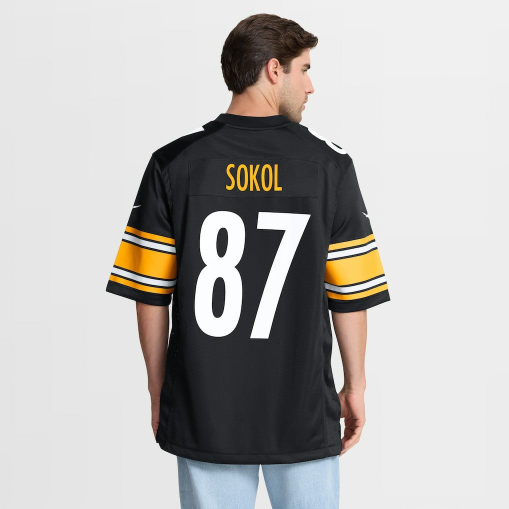 Matt Sokol Pittsburgh Steelers Team Game Jersey Black - Nike