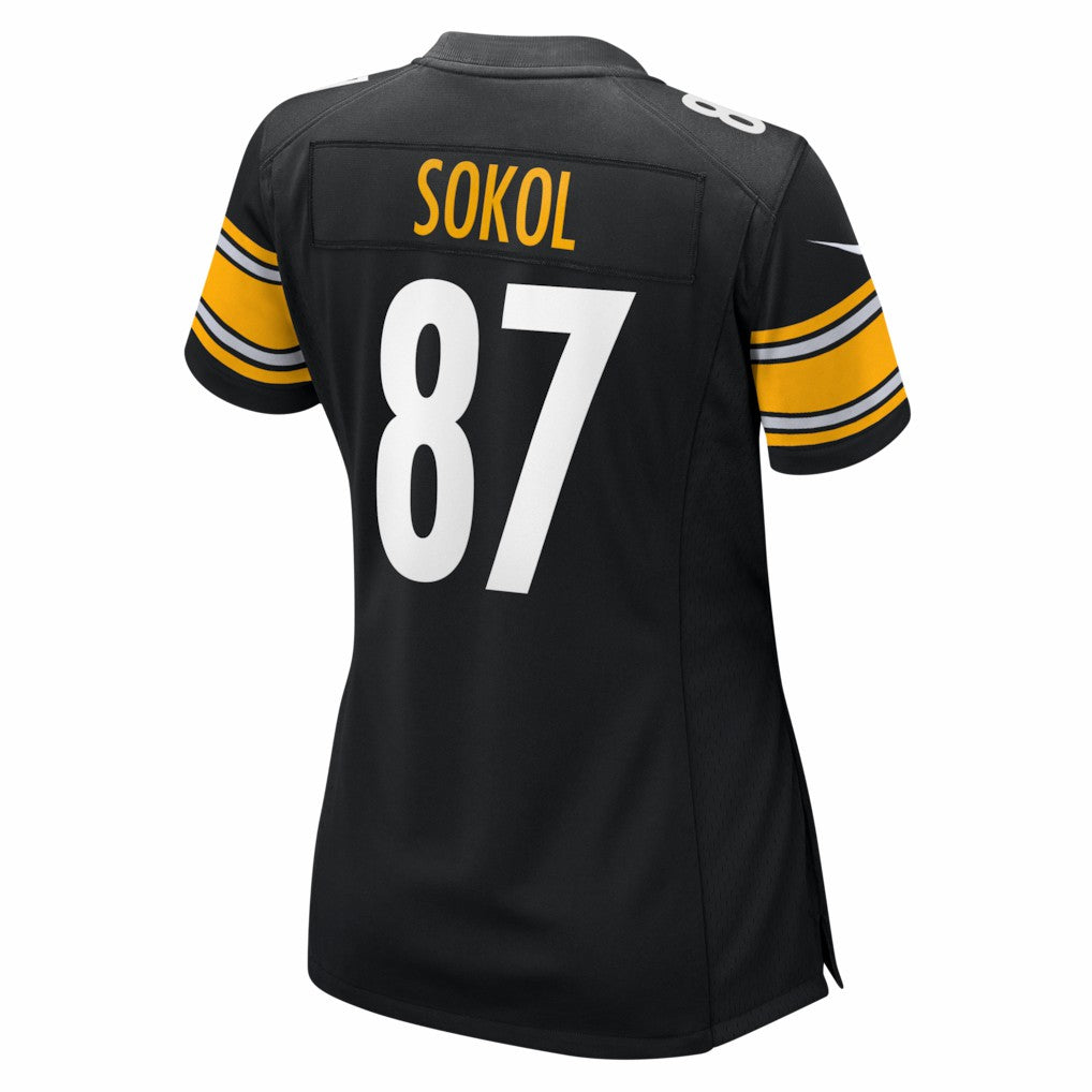 Matt Sokol Pittsburgh Steelers Women's Team Game Jersey Black - Nike