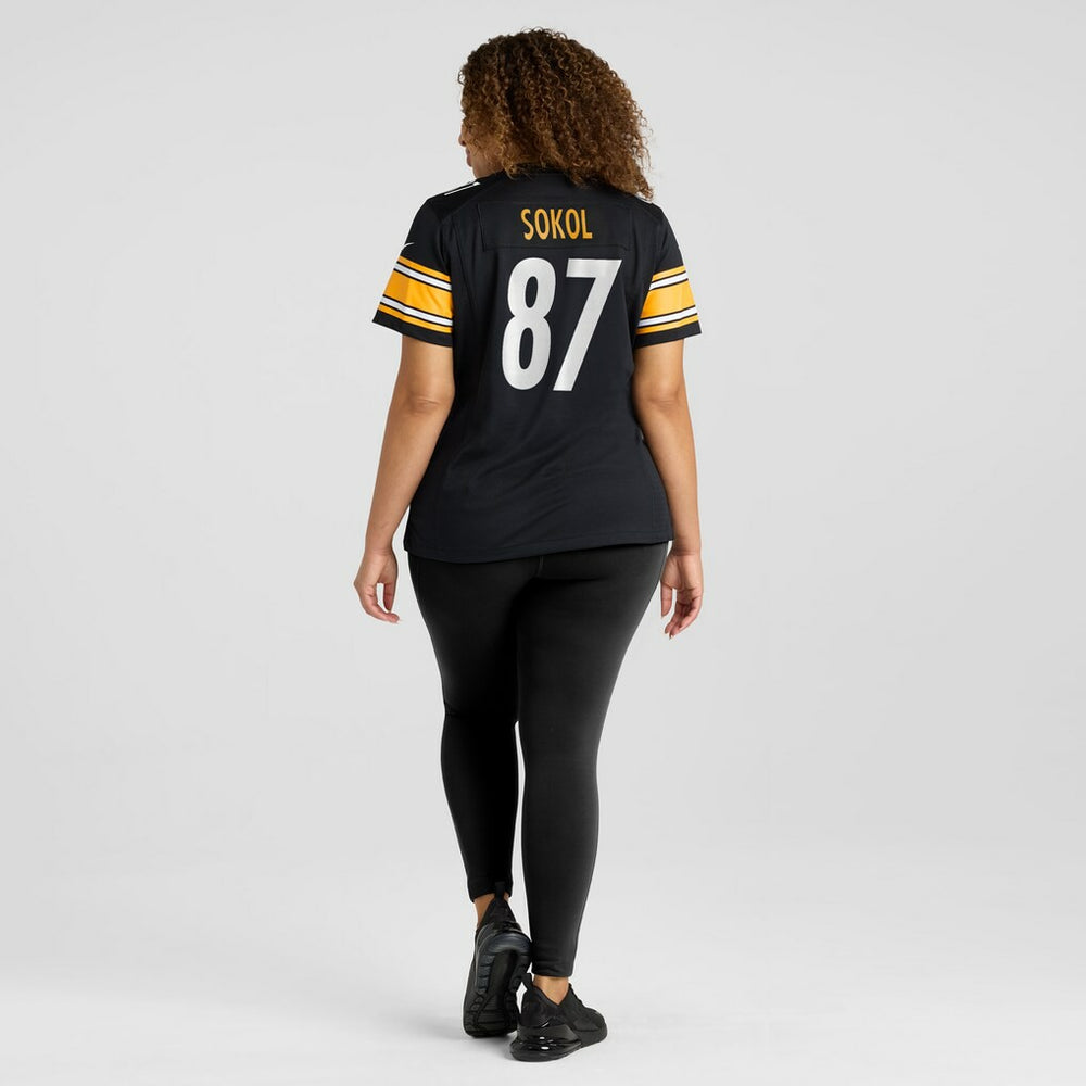 Matt Sokol Pittsburgh Steelers Women's Team Game Jersey Black - Nike