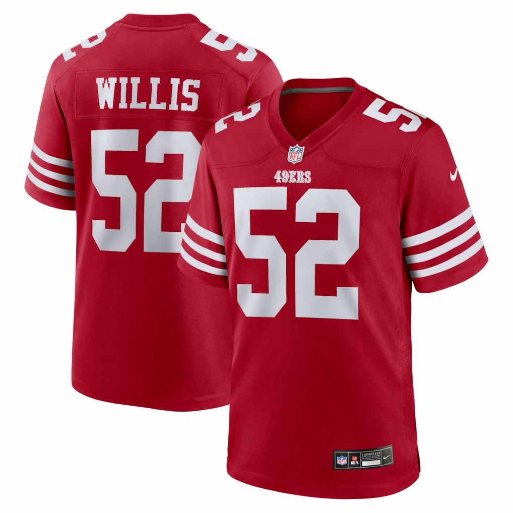 Messiah Swinson San Francisco 49ers Team Game Jersey Scarlet - Nike