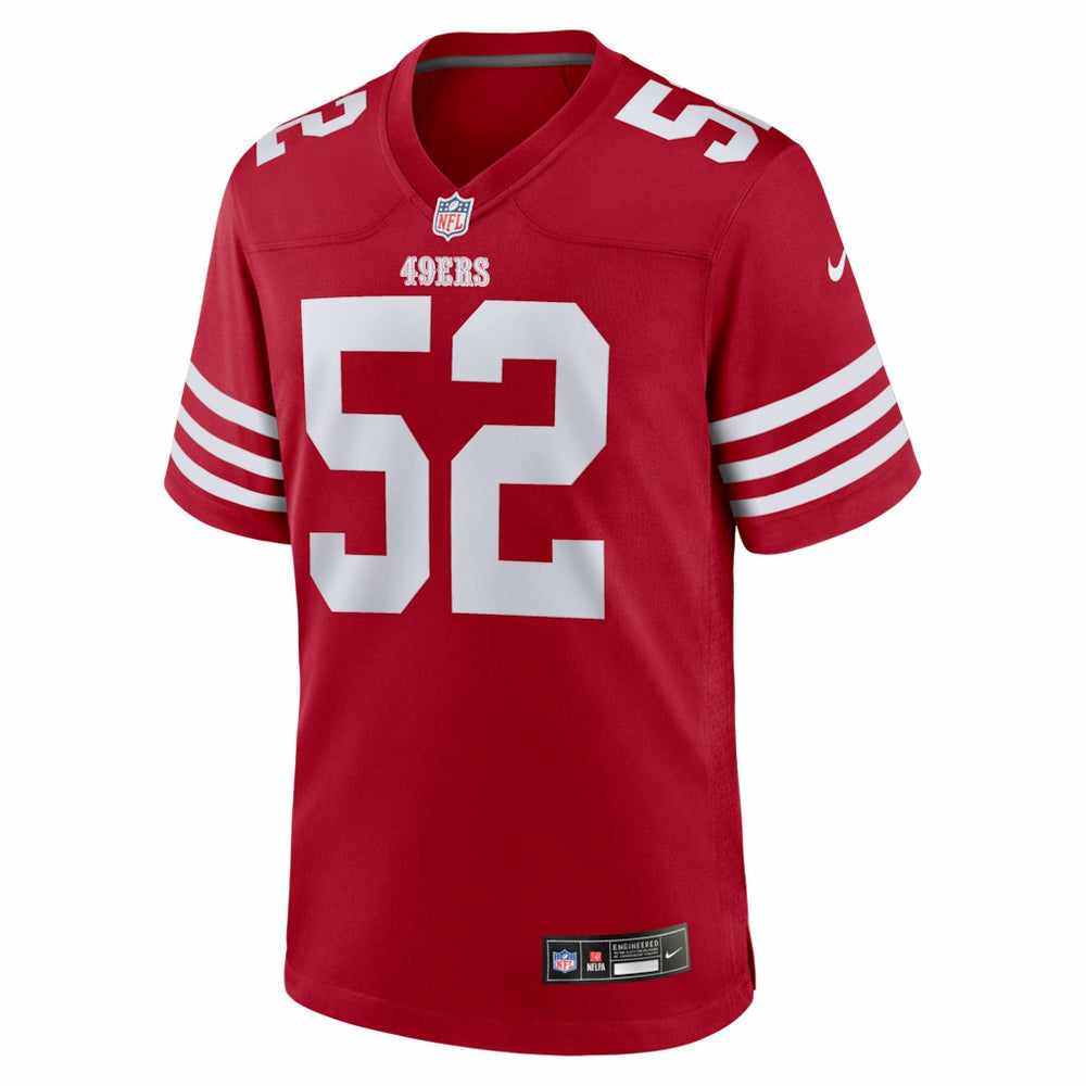 Messiah Swinson San Francisco 49ers Team Game Jersey Scarlet - Nike