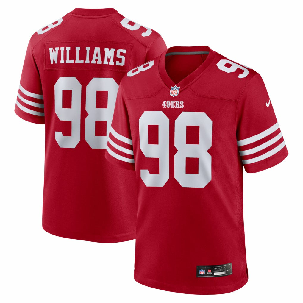 Messiah Swinson San Francisco 49ers Team Game Jersey Scarlet - Nike