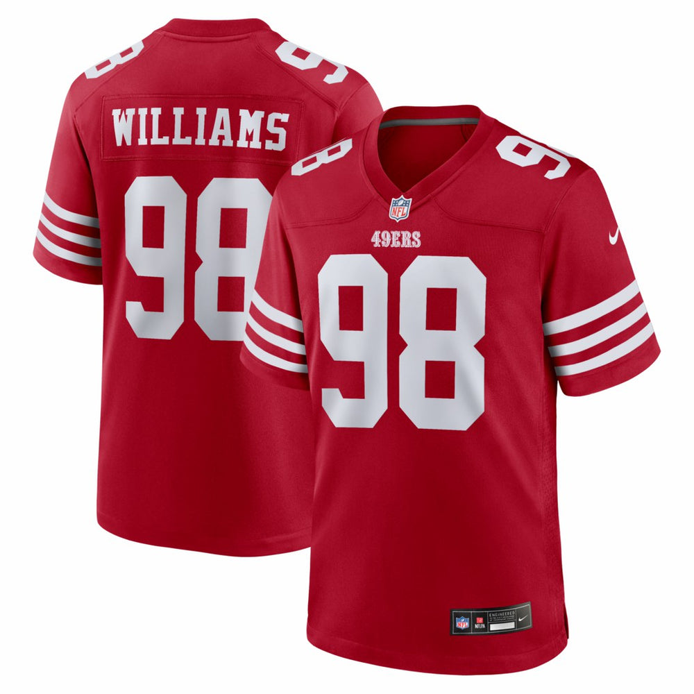 Messiah Swinson San Francisco 49ers Team Game Jersey Scarlet - Nike