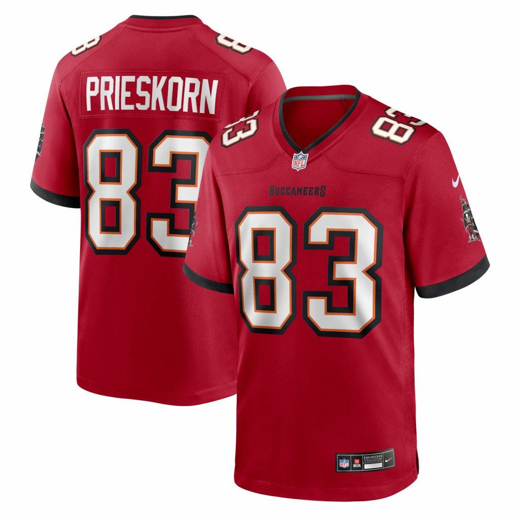 Caden Prieskorn Tampa Bay Buccaneers Team Game Jersey Red - Nike