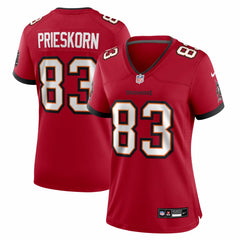 Caden Prieskorn Tampa Bay Buccaneers Women's Team Game Jersey Red - Nike