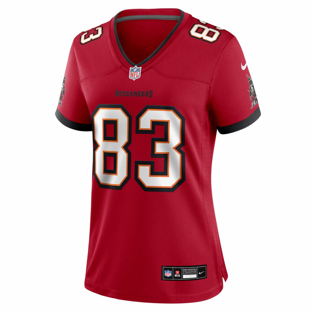 Caden Prieskorn Tampa Bay Buccaneers Women's Team Game Jersey Red - Nike