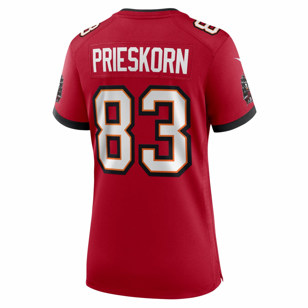 Caden Prieskorn Tampa Bay Buccaneers Women's Team Game Jersey Red - Nike