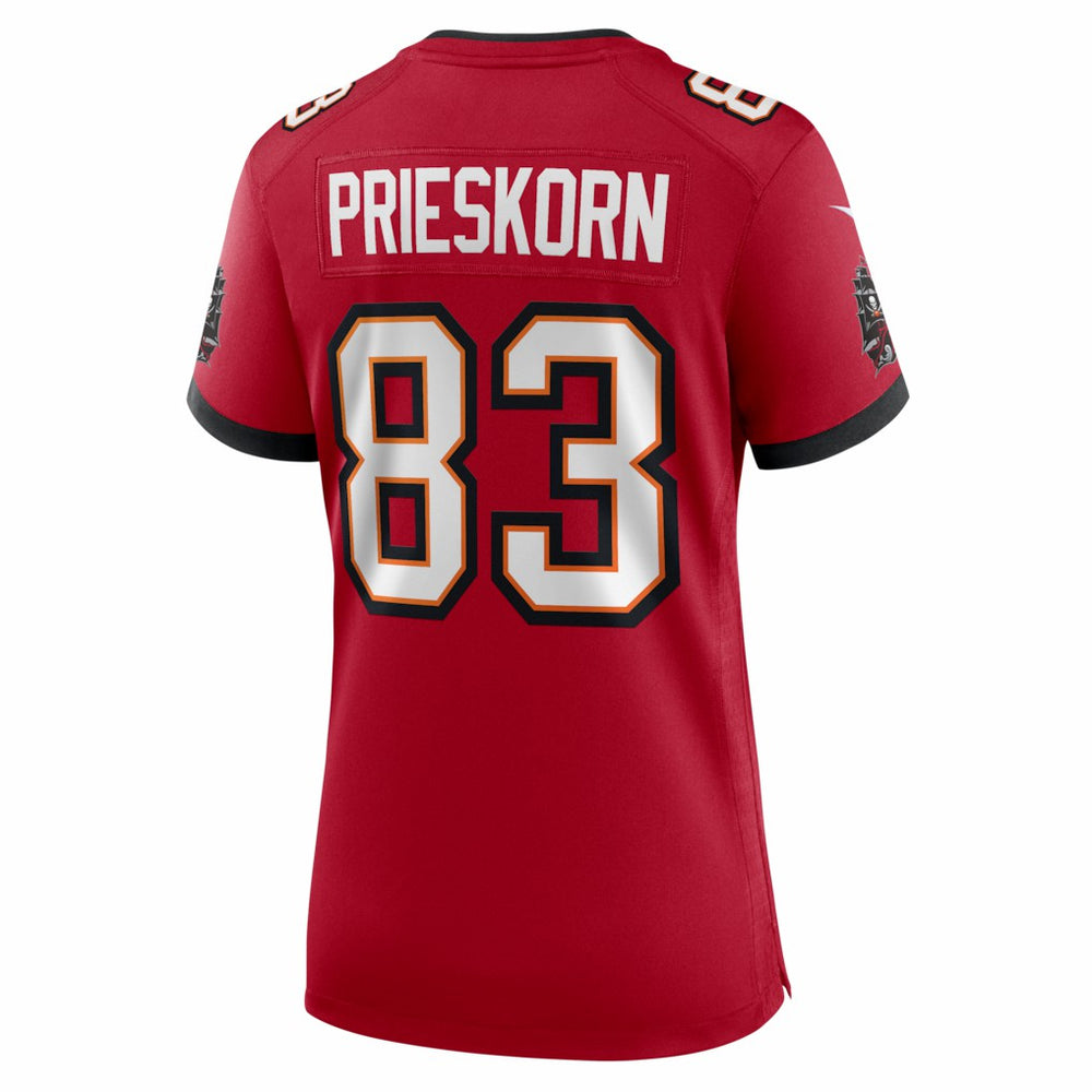 Caden Prieskorn Tampa Bay Buccaneers Women's Team Game Jersey Red - Nike