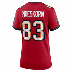 Caden Prieskorn Tampa Bay Buccaneers Women's Team Game Jersey Red - Nike