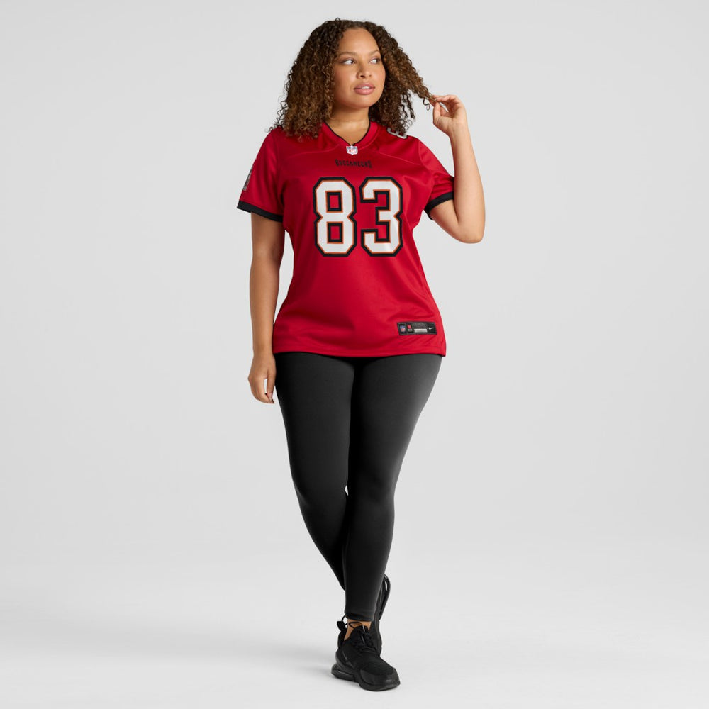 Caden Prieskorn Tampa Bay Buccaneers Women's Team Game Jersey Red - Nike