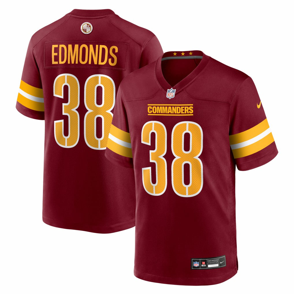 Chase Edmonds Washington Commanders Team Game Jersey Burgundy - Nike