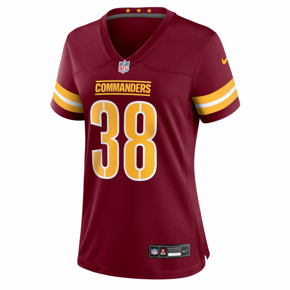 Chase Edmonds Washington Commanders Women's Team Game Jersey Burgundy - Nike