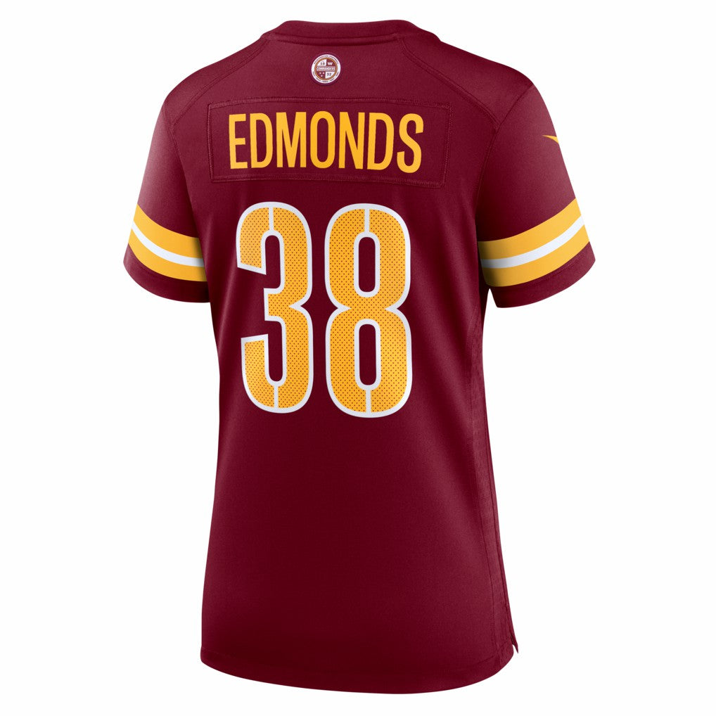 Chase Edmonds Washington Commanders Women's Team Game Jersey Burgundy - Nike