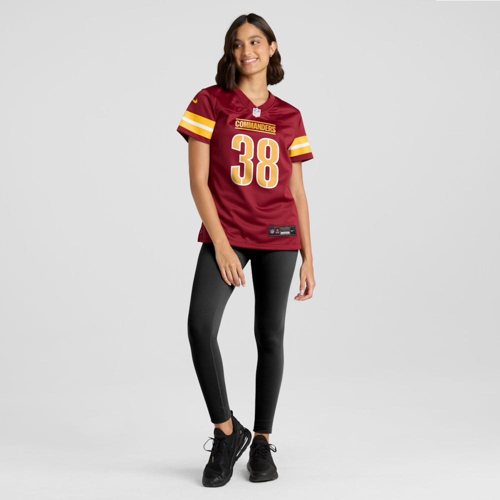 Chase Edmonds Washington Commanders Women's Team Game Jersey Burgundy - Nike