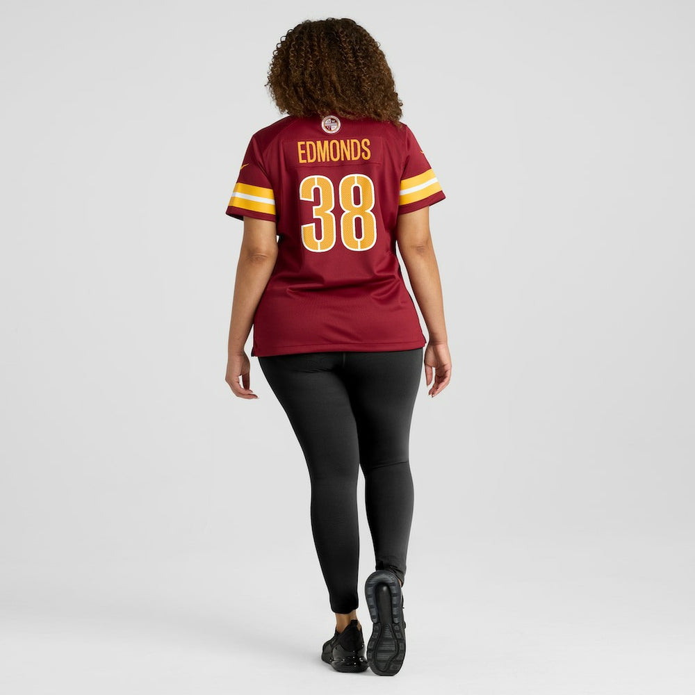 Chase Edmonds Washington Commanders Women's Team Game Jersey Burgundy - Nike