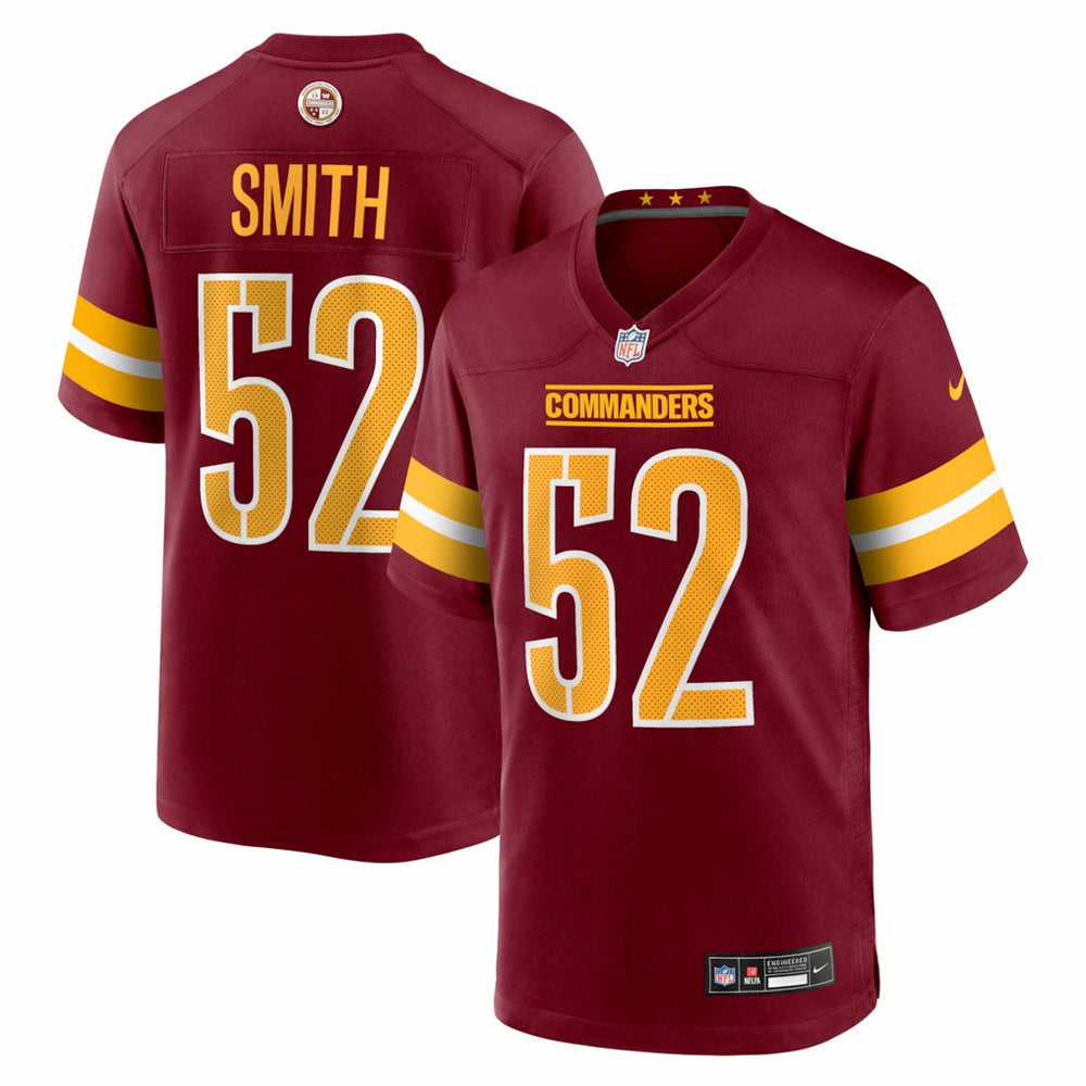 Preston Smith Washington Commanders Team Game Jersey Burgundy - Nike
