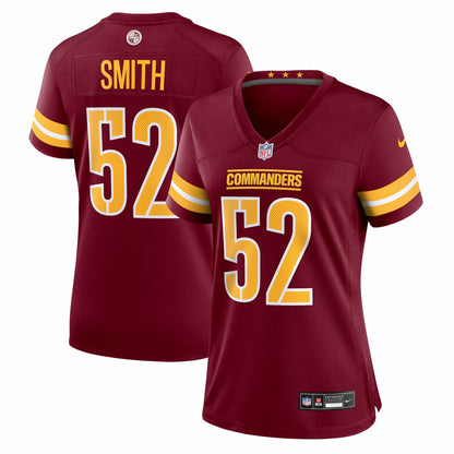 Preston Smith Washington Commanders Women's Team Game Jersey - Burgundy | NFL Jerseys